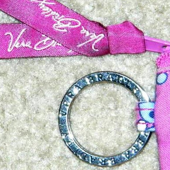 Vera Bradley Coin Holder Purse Purple Paisley - Picture 3 of 8